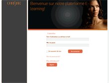 Tablet Screenshot of e-learning.cynosure.fr